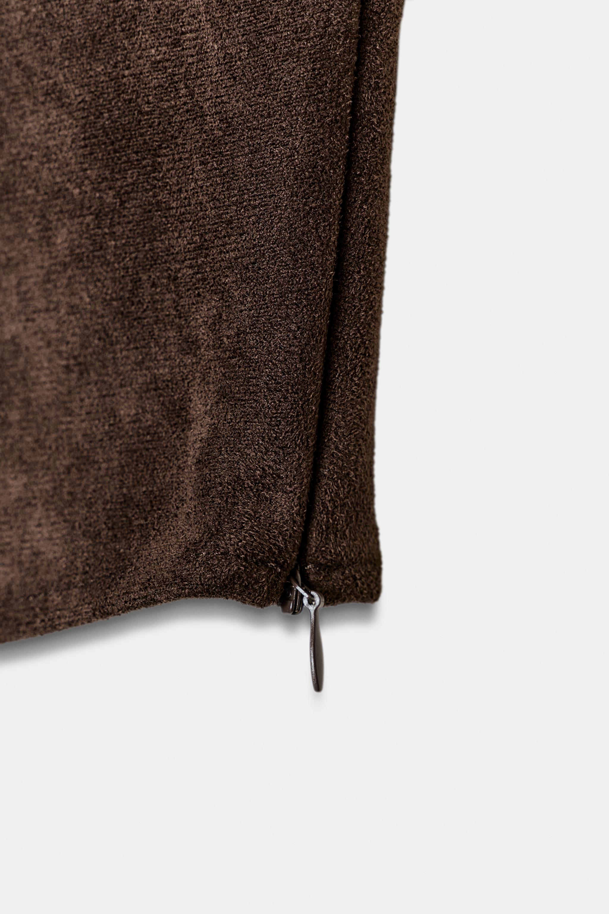 FAUX SUEDE CROP TOP